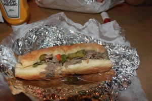 Carm's Italian Beef Sandwich Carm's Italian Beef Sandwich