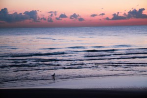Pre-dawn at Lake Michigan