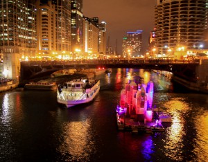 Chicago Fire Festival Boat